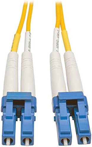 Tripp Lite Duplex Singlemode 9/125 Fiber Patch Cable, LC/LC Connectors, Male-to-Male