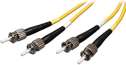 Tripp Lite Duplex Singlemode 9/125 Fiber Patch Cable (ST/ST), 2M (6-ft.)(N352-02M), Yellow