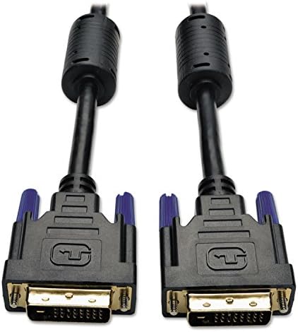 Tripp Lite DVI Dual Link Cable, Digital TMDS Monitor Cable (DVI-D M/M) 6-ft.(P560-006), Black