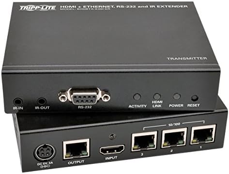 Tripp Lite HDBaseT HDMI Over Cat5e/6/6a Extender Kit w/Ethernet, Serial and IR Control, 1080p