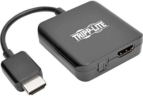 Tripp Lite HDMI Audio De-Embedder / Extractor with Built-In HDMI Cable UHD 4K x 2K