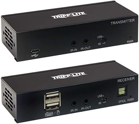 Tripp Lite HDMI Over Cat6 Extender Kit w KVM Support 4K60Hz USB/IR PoC TAA (B127A-1A1-BHBH)