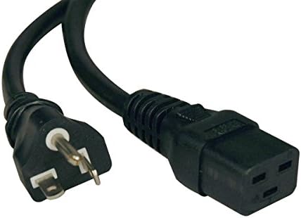 Tripp Lite Heavy Duty C19 to 5-20P Power Cord, 20A, 12 AWG, IEC-320-C19 to NEMA 5-20P