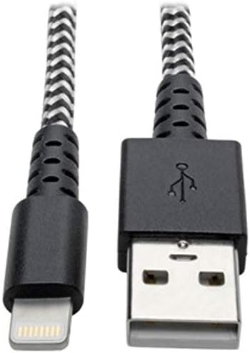 Tripp Lite Heavy Duty USB to Lightning Charging & Data Cable, Heavy Duty with Braided Jacket