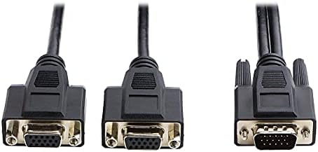 Tripp Lite High Resolution VGA Monitor Y Splitter Cable, Resolutions up to 1600x1200