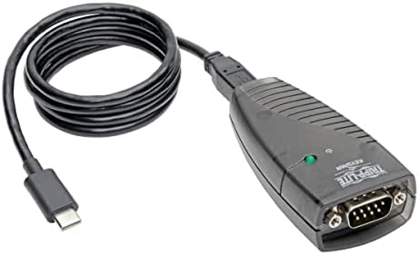 Tripp Lite Keyspan High Speed USB-C to Serial Adapter DB9 RS232 Cable, 3 Feet / 0.91 Meters