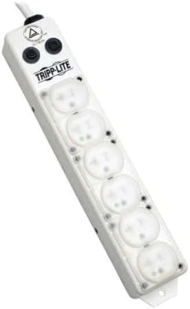 Tripp Lite Medical-Grade Power Strip, 6 15A Hospital-Grade Outlets, 7ft. Cord