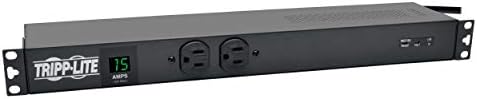 Tripp Lite Metered PDU, 15A, Isobar Surge Suppression, 3840J, 14 Outlets (5-15R), 120V, 5-15P