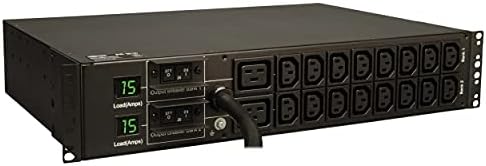 Tripp Lite Metered PDU, 5.8kW Single Phase PDU, 2U Rack Mount, 18 Outlets 208/240V