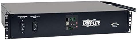 Tripp Lite Metered PDU with ATS, 30A, 19 Outlets (16 C13, 2 C19 & 1 L6-30R), 208V, 2 L6-30P