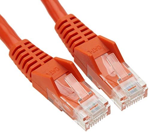Tripp Lite N201-025-OR Cat6 Gigabit Snagless Molded Patch Cable (RJ45 M/M), 25-ft.