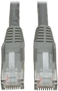 Tripp Lite N210-007-GY 7ft Cat6 Gigabit Gray Cross-over Molded Patch Cable RJ45 M/M, 7'
