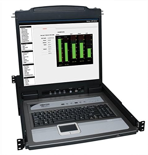 Tripp Lite NetDirector 8-Port Console KVM with 19-Inch LCD, 8 USB/PS2 Combo Cable Kits
