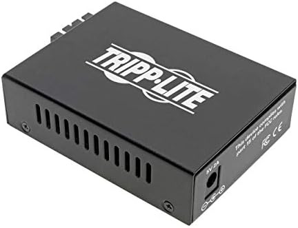 Tripp Lite Network Copper RJ45 Ethernet to Fiber SC Duplex Singlemode Cable Extender Converter
