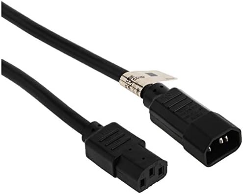 Tripp Lite P005-003 Heavy Duty Power Extension Cord 15A 14AWG C14 to C13, 3-Feet Black