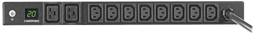 Tripp Lite PDU Metered 8 C13 2 C19 3.2/3.8kW 208/240V L6-20P 6ft Cord 1URM (PDUMH20HVL66)