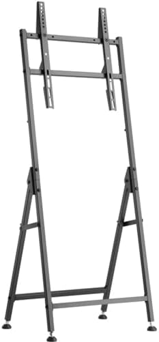 Tripp Lite Portable Artistic Black Steel TV Monitor Stand Easel 32 to 55 inch Displays Portrait