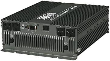 Tripp Lite Power Compact Inverter, 3000W, 12VDC, 120V, (2) 5-15R; (2) 5-20R, 4-Outlets for RVs