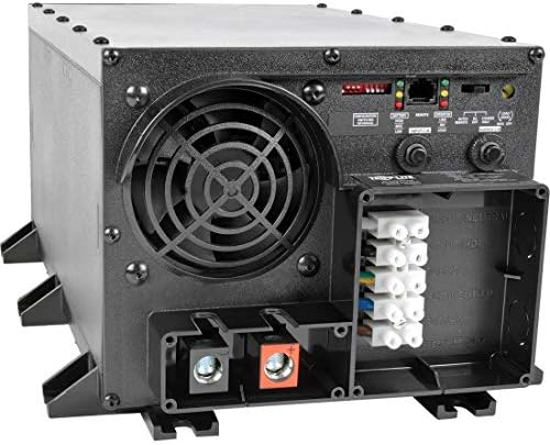 Tripp Lite Power Inverter/Charger, Auto Transfer Switching, 2000W, 12VDC, 120V, Hardwired