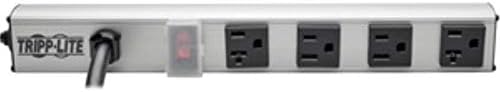 Tripp Lite PS120420 Heavy Duty Long Metal 20A Power Strip 4 Outlets