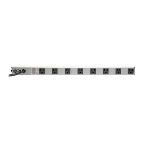 Tripp Lite PS2408RA Long Metal Power Strip 8 Right-Angle Outlets