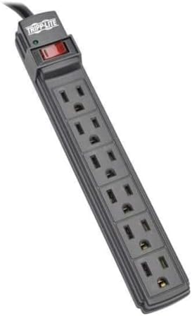 Tripp Lite PS66B Power Strip 6 Outlets 6ft Power Cord Extension Cable