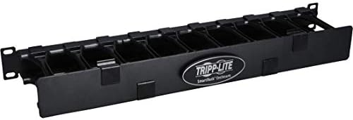 Tripp Lite Rack Enclosure Horizontal Cable Manager Steel with Finger Duct 1URM SRCABLEDUCT1UHD