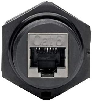 Tripp Lite RJ45 Bulkhead Coupler Cat5/Cat6 F/F Shielded Industrial Dust Cap (N206-BC01-IND)
