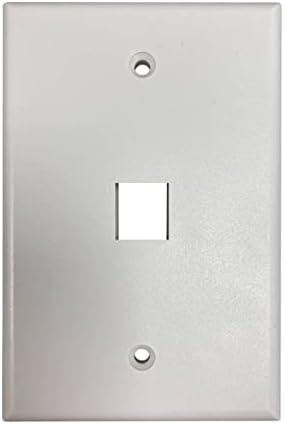 Tripp Lite Safe-IT 1-Port Single-Gang Outlet Keystone Wall Plate, Electrical & AV Applications