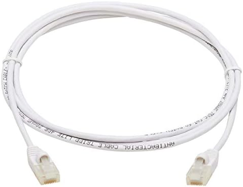 Tripp Lite Safe-IT Cat6a Ethernet Cable, 10G Certified Snagless, Slim UTP (RJ45 M/M)