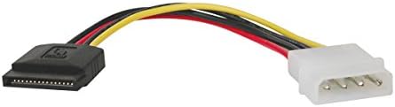 Tripp Lite Serial ATA (SATA) Power Cable (4Pin Molex to 15pin) 6-in.(P944-06I)