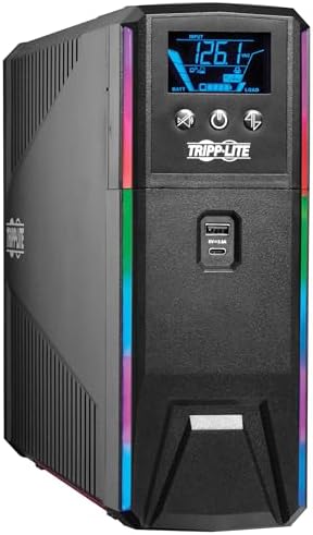 Tripp Lite SMART1500PSGLCD Pure Sine Wave 1500VA Gaming UPS 900W