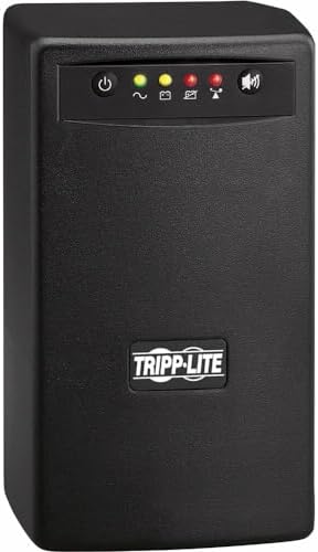 Tripp Lite SMART550USB 550VA 300W UPS Battery Back Up Tower AVR 120V USB RJ11, 6 Outlets