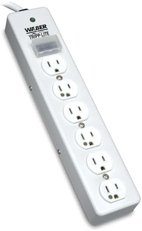 Tripp Lite SPS610HGRA 6 Outlet Hospital Grade Surge Protector UL 1363
