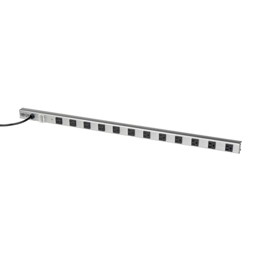 Tripp Lite SS3612 Heavy Duty Long Metal Surge Protector 12 Outlets