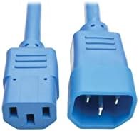 Tripp Lite Standard Computer Power Extension Cord, 10A, 18 AWG (IEC-320-C14 to IEC-320-C13)