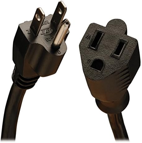 Tripp Lite Standard Power Extension Cord 10A, 18AWG (NEMA 5-15P to NEMA 5-15R) 25-ft.(P022-025)