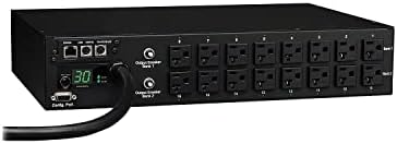 Tripp Lite Switched PDU, 30A, 16 Outlets (5-15/20R), 120V, L5-30P, 10 ft. Cord