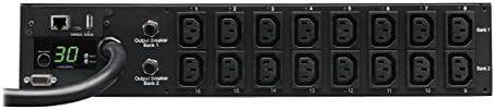 Tripp Lite Switched PDU, 30A, 16 Outlets (C13), 208/240V, L6-30P Input, 12 ft. Cord