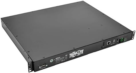 Tripp Lite Switched PDU with ATS, 2/2.4KW Single Phase, 200/240V, 10 Outlet (C13), 2 C14 Input