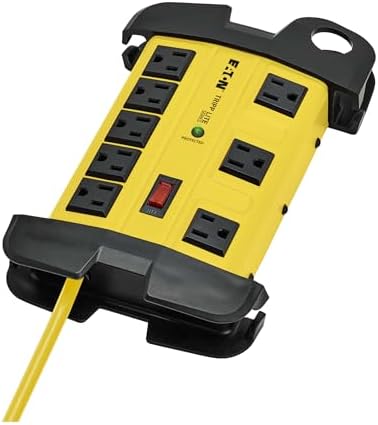 Tripp Lite TLM812SA 8 Outlet Heavy Duty Metal Surge Protector