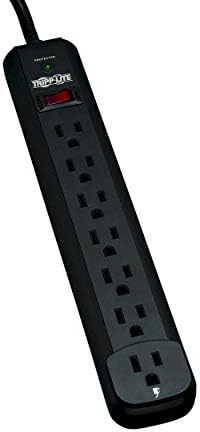 Tripp Lite TLP712B 7 Outlets Black Surge Protector Power Strip