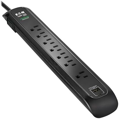 Tripp Lite TLP76BUC 7 Outlet Surge Protector with USB & USB-C