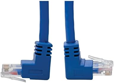 Tripp Lite Up-Angle/Down-Angle Cat6 Utp Patch Cable (RJ45), M/Gigabit, Molded, Blue