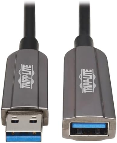 Tripp Lite USB-A 3.2 Fiber Active Optical Extension Repeater Cable (M/F), 5 Gbps