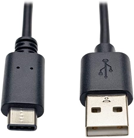 Tripp Lite USB-A to USB-C Cable, USB 2.0 Hi-Speed Cord, Up to 480 Mbps Data Transfer