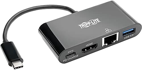 Tripp Lite USB-C Multiport Adapter Converter Docking Station, HDMI 4K @ 30Hz Video, USB-A Hub