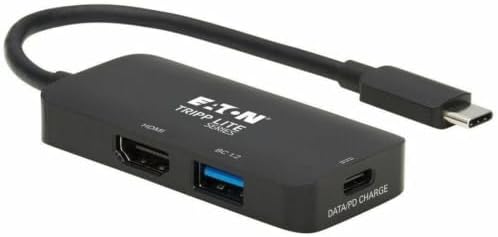 Tripp Lite USB-C Multiport Adapter, HDMI 4K, USB-A 3.1 Gen 1