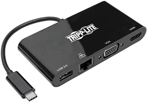 Tripp Lite USB-C Multiport Video Adapter Converter, 4K @ 30Hz HDMI, USB-A 3.2 Gen 1