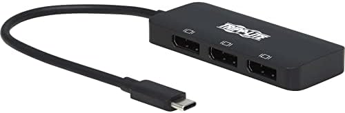 Tripp Lite USB-C Three-Monitor DisplayPort Adapter, Windows & MacBook Pro